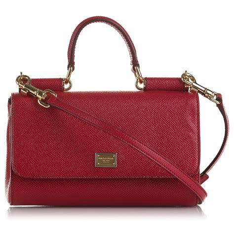 sac dolce gabbana rouge|dolce and gabbana bags.